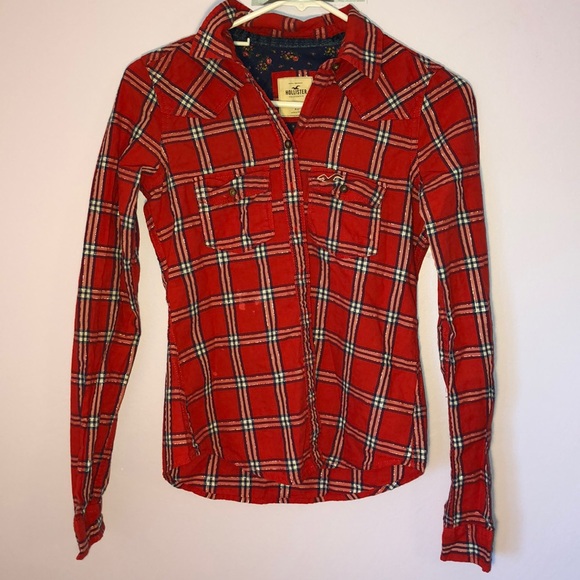 Hollister Tops - Hollister Plaid Flannel